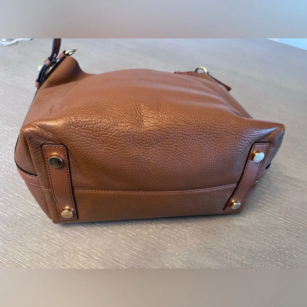 Michael Kors Tan Leather Shoulder Bag - Picture 11 of 16
